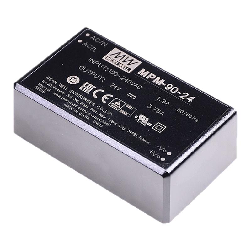 明纬MPM-90开关电源90W 12/15/24/48V 医疗级 端子型ST模块