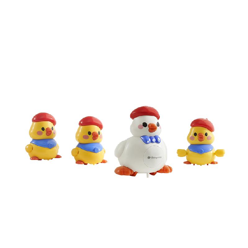 babycare婴儿学爬抬头练习玩具爬行训练复读摇摆鸭宝宝新生儿礼物