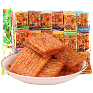 嘴巴香辣条小辣片80后怀旧解馋零食麻辣大刀肉休闲童年小吃小时候