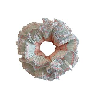 女童慵懒风大肠发圈2025新款儿童高级感小女孩丸子头发绳马尾头饰