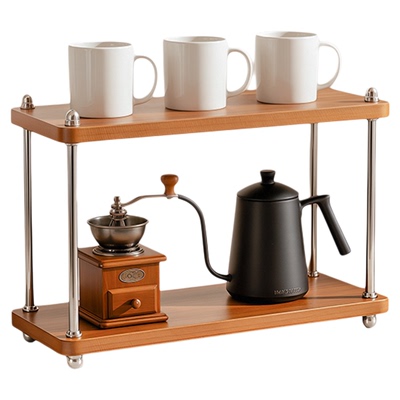 餐桌台面收纳杯架桌边放水杯架