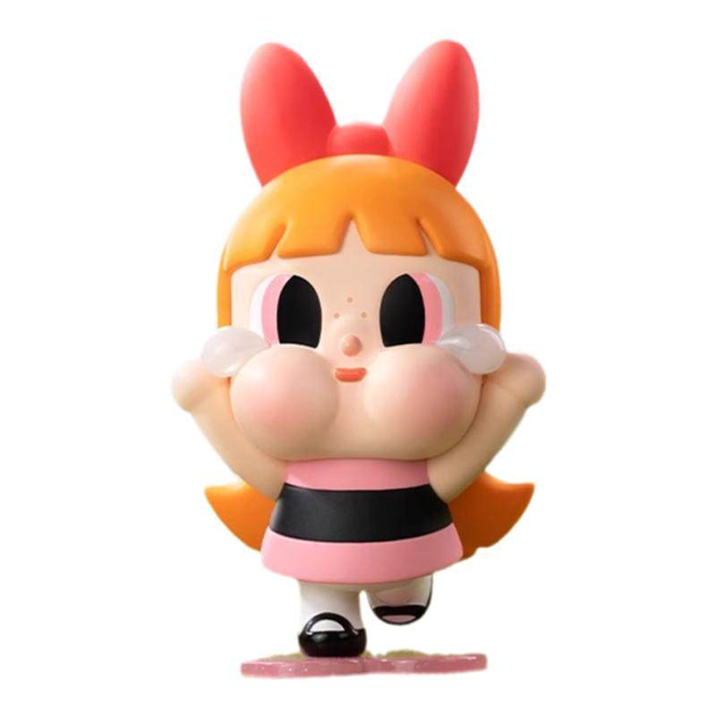 【Genuine】POPMART泡泡玛特CRYBABY × 飞天小女警盲盒手办公仔