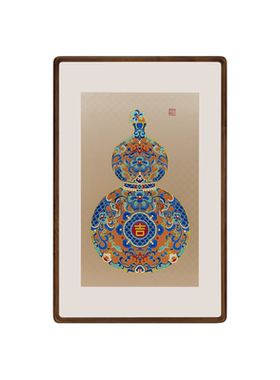 蜀江锦院非遗蜀锦吉祥挂画礼品