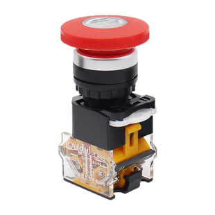 急停按钮开关LA38-XB2电源启动停止蘑菇头自锁紧急开关LAY常闭