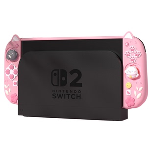 PlayVital派唯酱适用于任天堂switch2手柄握把硅胶保护套和风猫咪