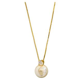 单颗珍珠项链女2025新款颈链吊坠大气高档高级感轻奢小众毛衣配饰