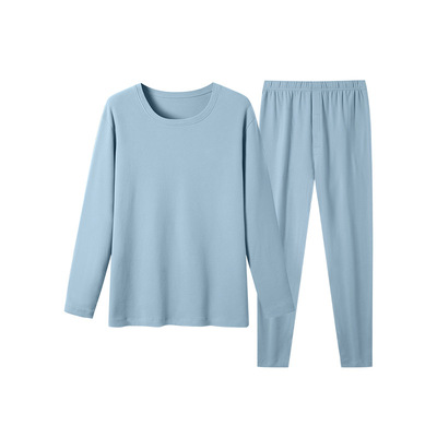 青少年男童秋衣秋裤秋新款纯棉