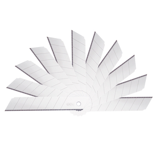 得力2011大号 SK5高碳钢美工刀片替换刀片裁纸刀片 文具办公用品