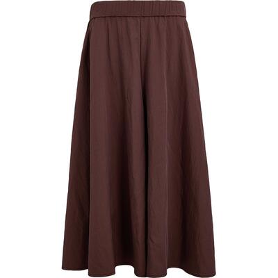 本来BENLAI女士凉感山系裙裤25夏季新款七分阔腿休闲裤BNS650035