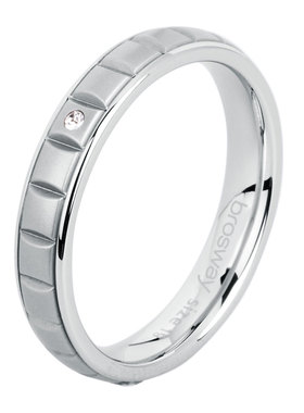 brosway欧美时尚原创男钛钢戒指