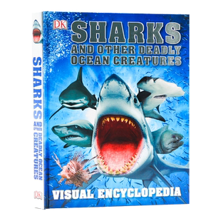 英文原版 DK视觉百科全书 鲨鱼和其他致命的海洋生物 Sharks and Other Deadly Ocean Creatures Visual Encyclopedia儿童科普