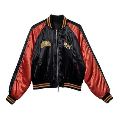 rhude男士美式复古重工刺绣棒球棉服夹棉夹克外套银泰百货 301596