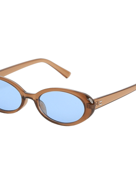 VNTG原创设计椭圆形撞色时髦ins风网红墨镜防紫外线uv400太阳眼镜