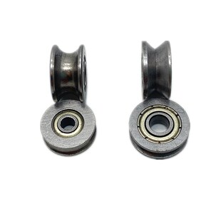 外圈带槽UV凹槽滑轮微型轴承V623 V624ZZ U623ZZ U624ZZ U604ZZ