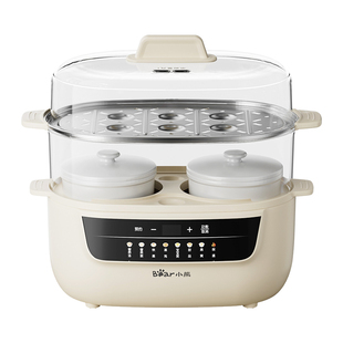 小熊电炖锅陶瓷电炖盅小型燕窝炖盅隔水炖炖汤锅家用婴儿辅食炖锅