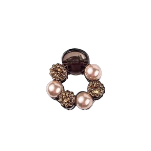 短发过渡期发夹尴尬期半扎发马尾抓夹固定不塌神器高级感珍珠发卡