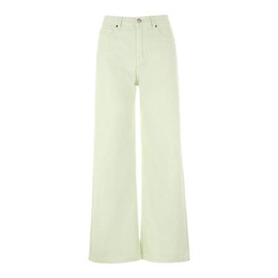 wanatry薄荷曼波绿多巴胺牛仔裤