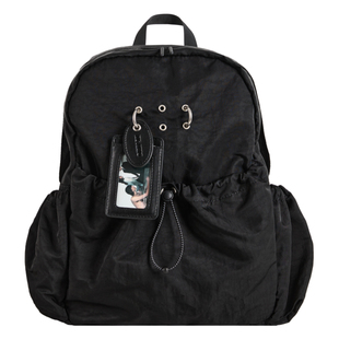 DirtySix 2025SS 原创 丹尼尔 尼龙大容量 抽绳双肩包