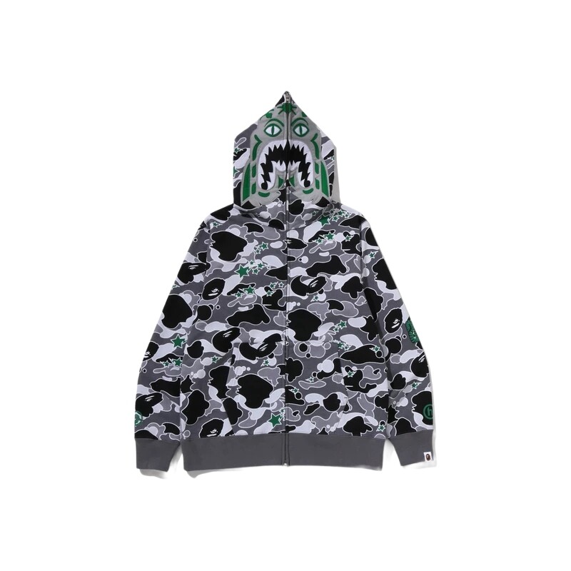 BAPE联名连帽卫衣开衫外套