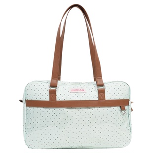 斜挎包痛包波点薄荷绿色手提包追星二次元制服小食量日常10cm娃包