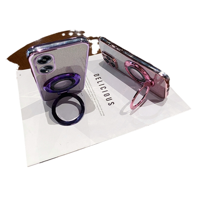 适用oppoa58带支架全包防摔创意