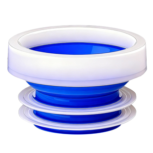 马桶密封圈底座防臭法兰圈一体式加厚加长高弹性通用型坐便器配件