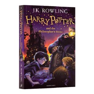 哈利波特魔法石英文版 英语原版 Harry Potter and the Philosopher's Stone 原著电影小说书青少年课外读物J K Rowling