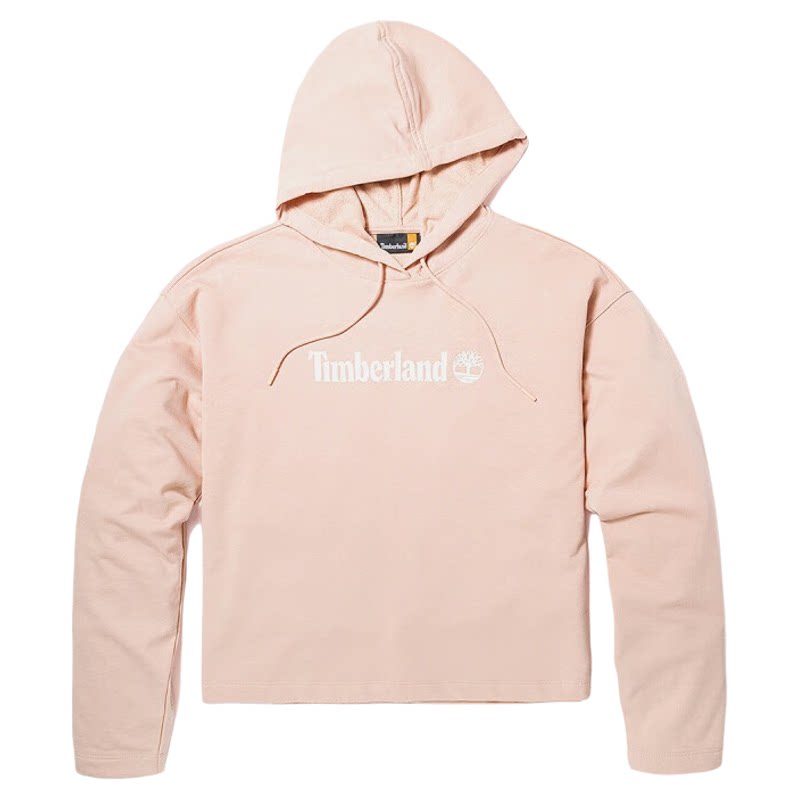 Timberland添柏岚女款户外休闲短款连帽卫衣套头衫A6AZ2