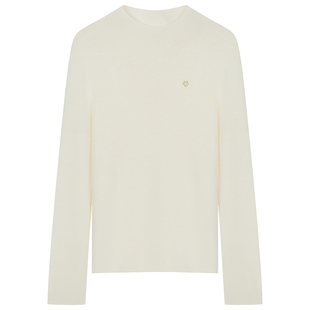 【可机洗绵羊毛】TeenieWeenie小熊女毛衣25冬半高领打底针织衫