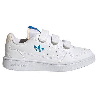 Adidas阿迪达斯官方正品三叶草大童运动休闲魔术贴板鞋GZ1879