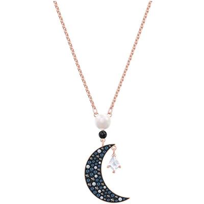 【自营】Swarovski施华洛世奇月亮吊坠SWA项链锁骨链女节日礼物