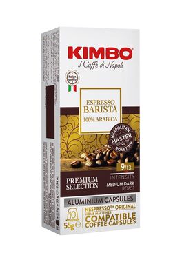 kimbo意大利进口特浓意式浓缩咖啡胶囊10粒 兼容nespresso系统机