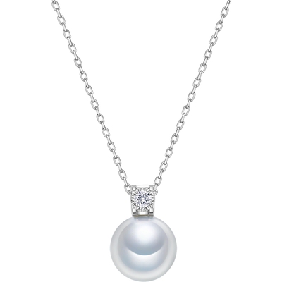 Meluxe美奈澳白珍珠吊坠18k金