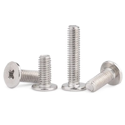 cm十字薄平头螺丝304不锈钢扁头