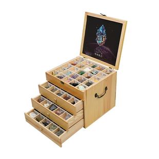 新100种天然矿石标本套装水晶原石矿物摆件石头奇石送礼科普收藏