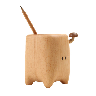 教师节送老师轻奢原创礼物原上城笔筒收纳盒书房桌面摆件定制刻字