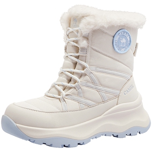 骆驼熔岩雪地靴2025冬季新款东北加厚户外增高防水加绒中筒棉鞋女