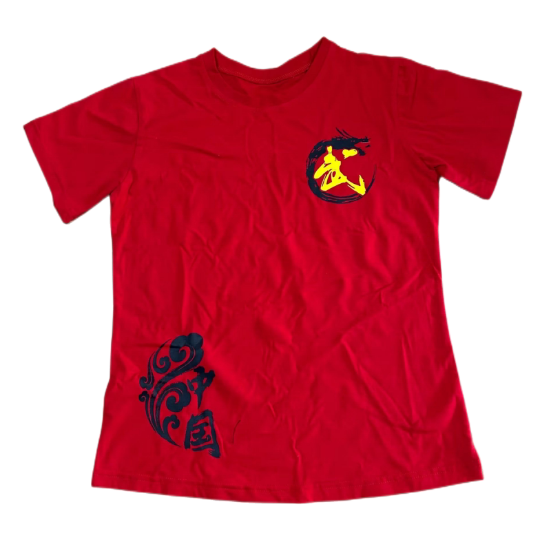 儿童武术练功服太极拳击演出服短袖小学生练武服武馆训练服装纯棉