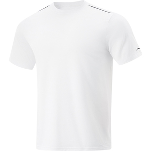 李宁速干短袖男士春夏登山健身男装透气运动上衣男速干衣跑步T恤