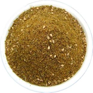 新货 孜然半颗粒+芝麻 孜然粉烧烤调料烤肉料撒料500克包邮