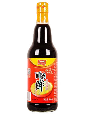 加加面条鲜酱油生抽酱油酿造优质酱油500ml一瓶包邮