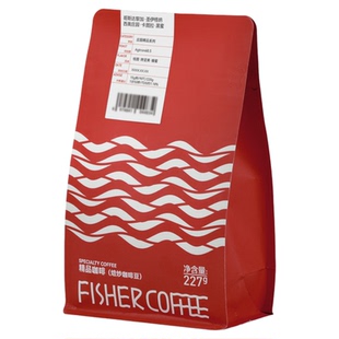 FISHER啡舍 哥斯达黎加卡图拉黑色蜜处理手冲咖啡豆中度烘焙 227g