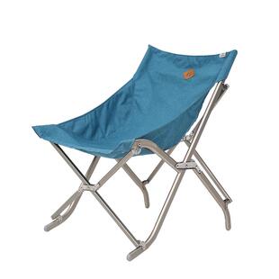 黑鹿户外折叠椅 铝合金宽松便携懒人椅子 露营沙滩靠背钓鱼月亮椅