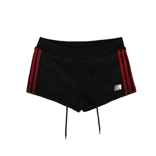 FDR官方店 R字织带运动辣妹短裤女夏季抽绳低腰超短热裤休闲裤