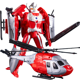 新款正版儿童赛文奥特曼变形玩具男孩金刚汽车机器人可动人偶礼物