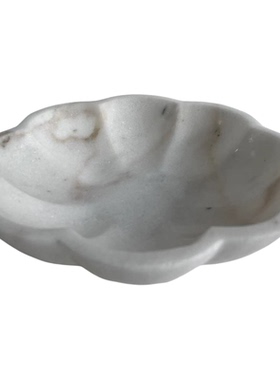 天然大理石花朵雕刻异形定制