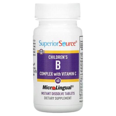 SuperiorSource含维C儿童复合维生素B免疫改善挑食帮助成长