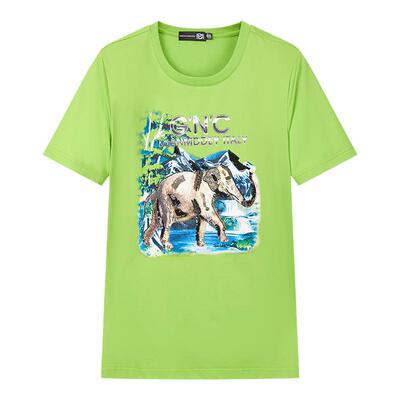 BM潮牌轻奢大象印花短袖T恤