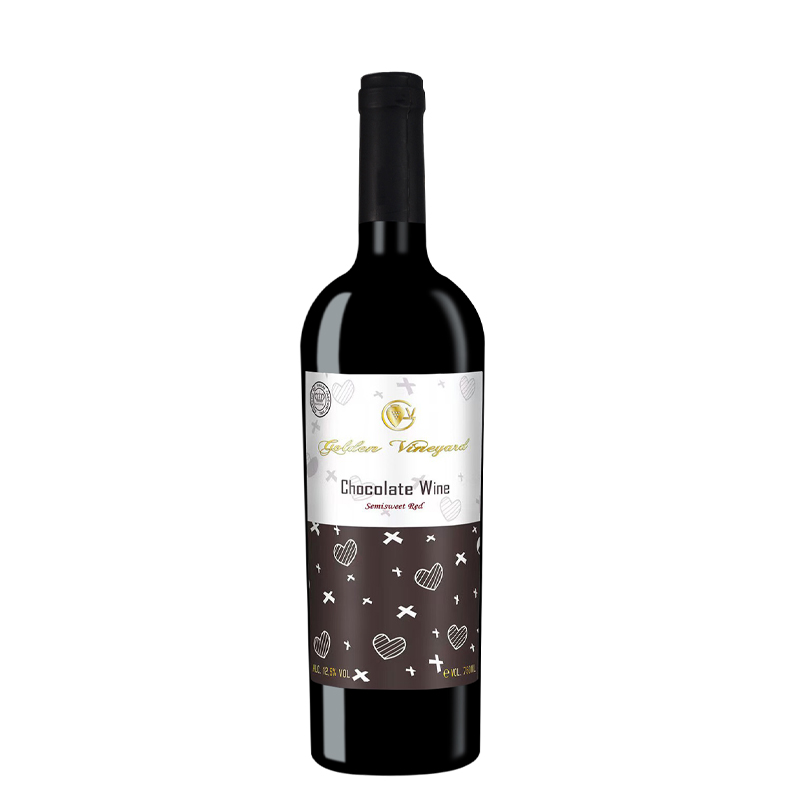 摩尔多瓦红酒巧克力半甜型红葡萄酒男女士低度微醺睡前酒原瓶进口