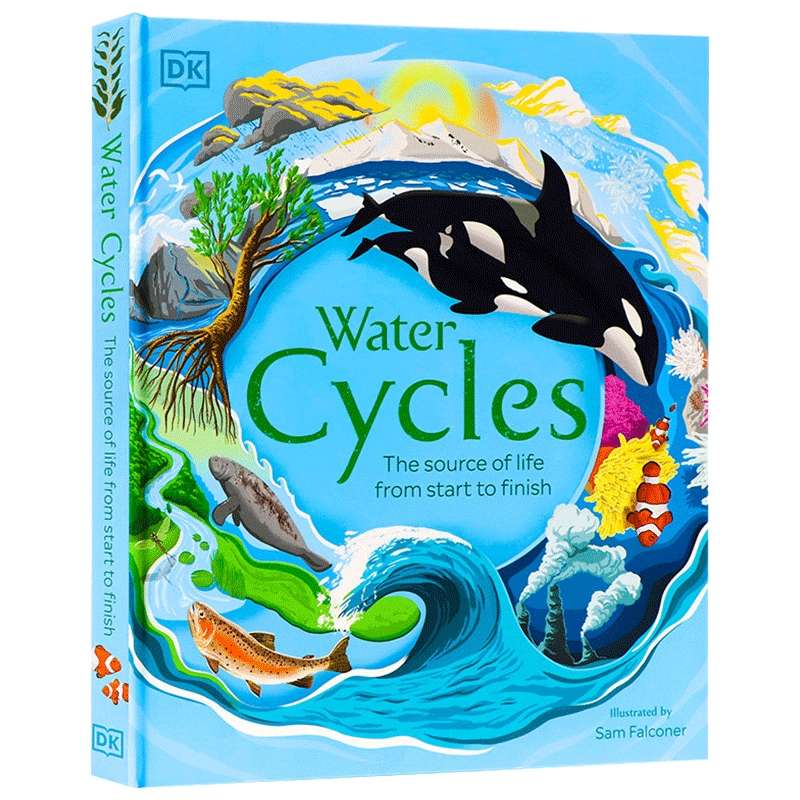水循环 Water Cycles 水知识百科图解指南 英文原版书 大自然地理动植物科普大全 少儿科普读物 环保图书 进口英语书籍 DK出版社